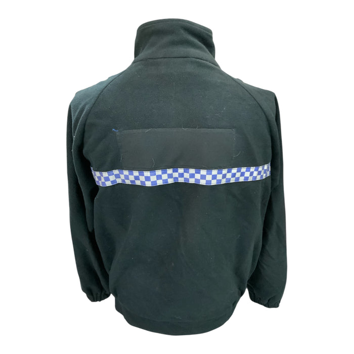 Black Fleece Jacket Ex Police Medium OF46B