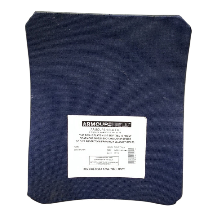 Armourshield Ceramic Ballistic Plate Blue NSN 8470-99-978-8965 YR-BPCBL01-SINGLE