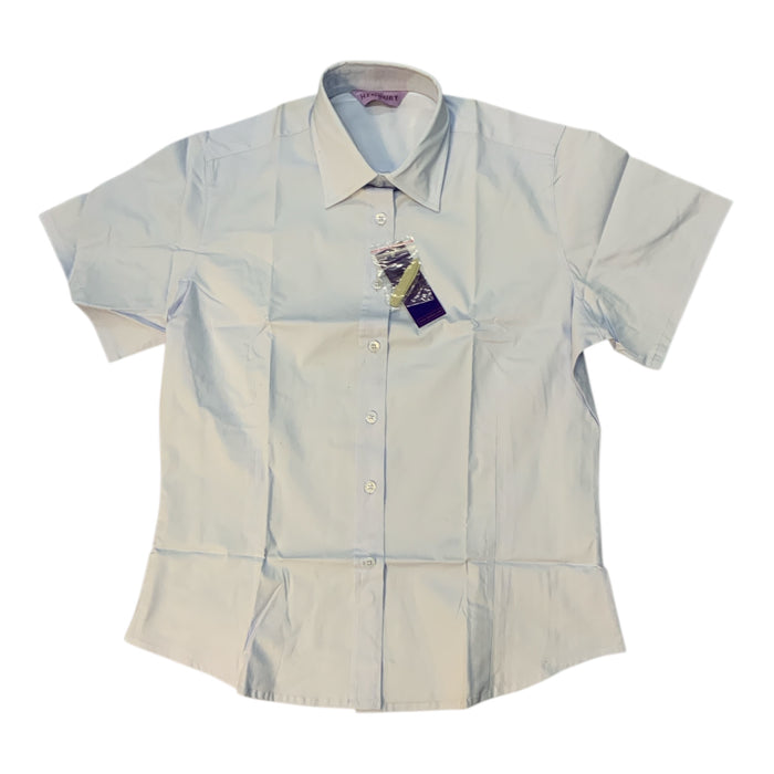 Henbury Ladies Short Sleeve Light Blue Shirt SHTHEN02AN