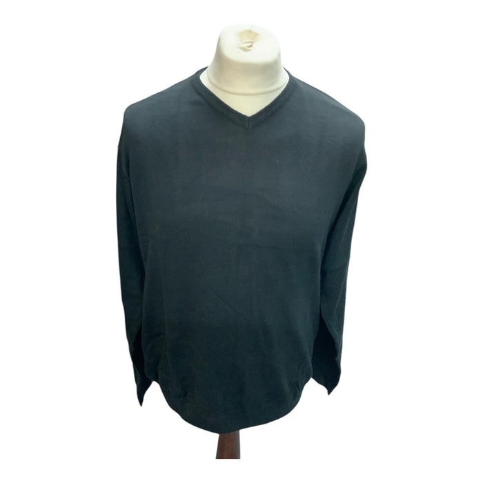 Unisex Jumper Black Lightweight Long Sleeve Pullover JUMRC701AN