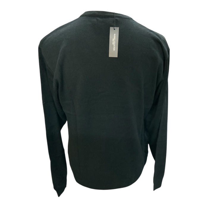 Unisex Jumper Black Lightweight Long Sleeve Pullover JUMRC701AN