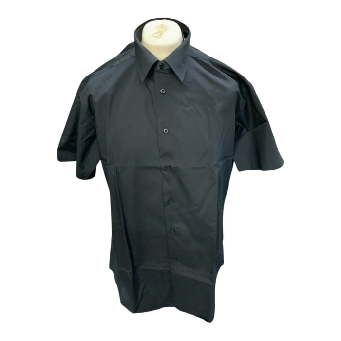Russell Collection Mens Short Sleeve Black Shirt SHTRC925AN
