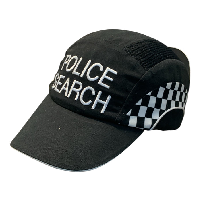 Police Branded Police Search Baseball Bump Cap Black BLAPOLCAP08