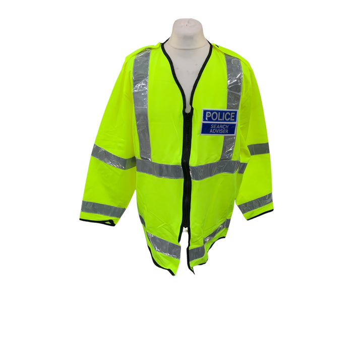 Police Branded Search Adviser Hi Vis Lightweight Reflective Jacket LW14POLICEA