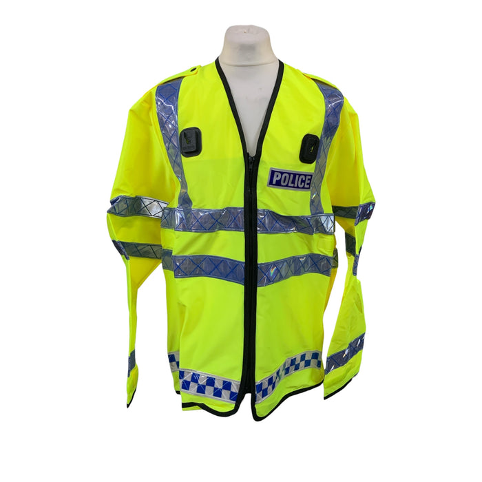 Police Branded Hi Vis Lightweight Reflective Jacket LW15POLICEN