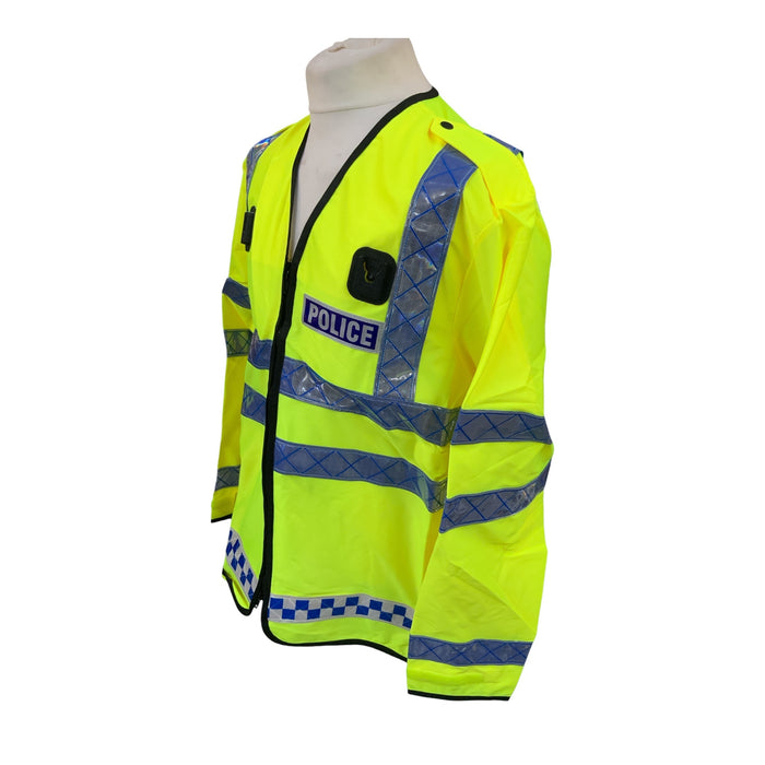 Police Branded Hi Vis Lightweight Reflective Jacket LW15POLICEN