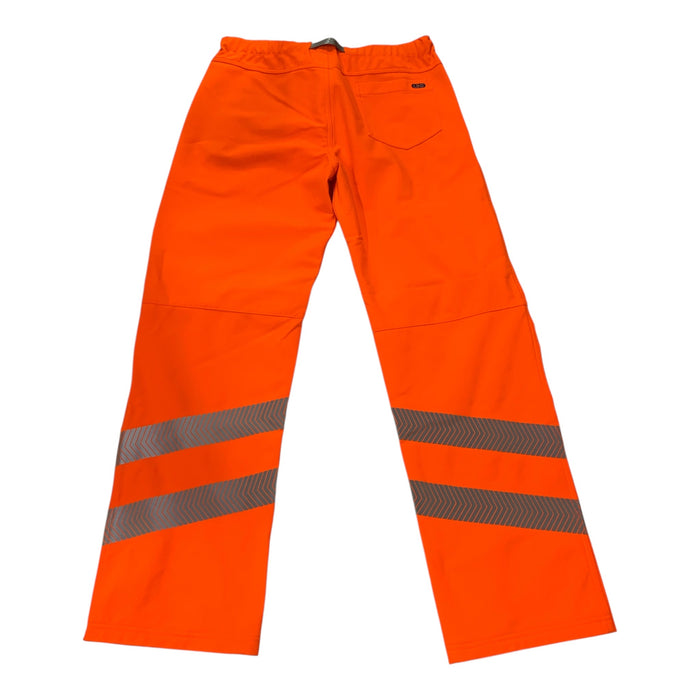 Leo Workwear Landcross HiVis Orange Trouser HVTRS01A