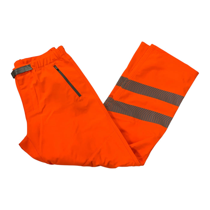 Leo Workwear Landcross HiVis Orange Trouser HVTRS01A