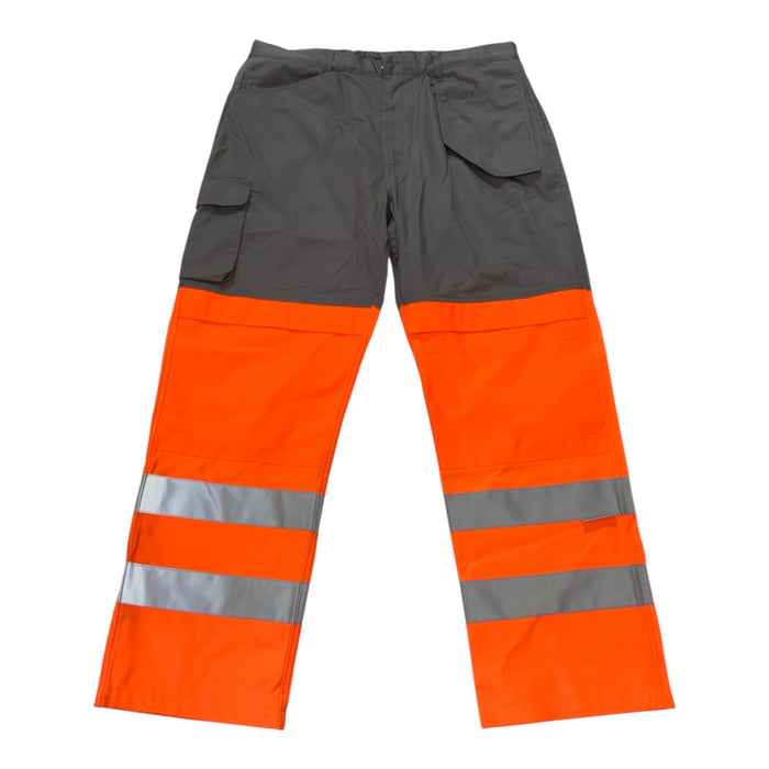 Cooneen HiVis Cargo Trouser Orange/Grey 36/29 HVTRS02AN