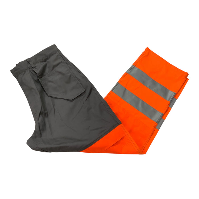 Cooneen HiVis Cargo Trouser Orange/Grey 36/29 HVTRS02AN