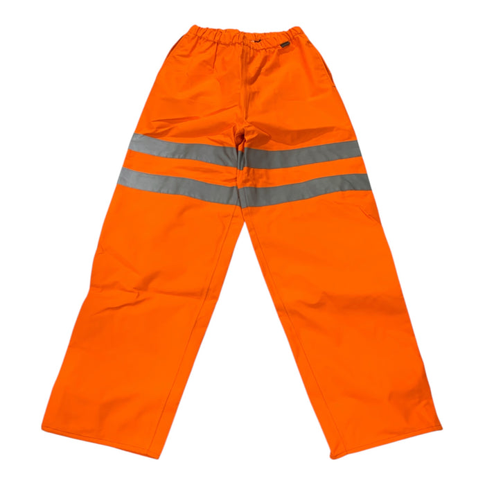 Railtrack HiVis Waterproof Overtrouser Orange HVWPTRS03N