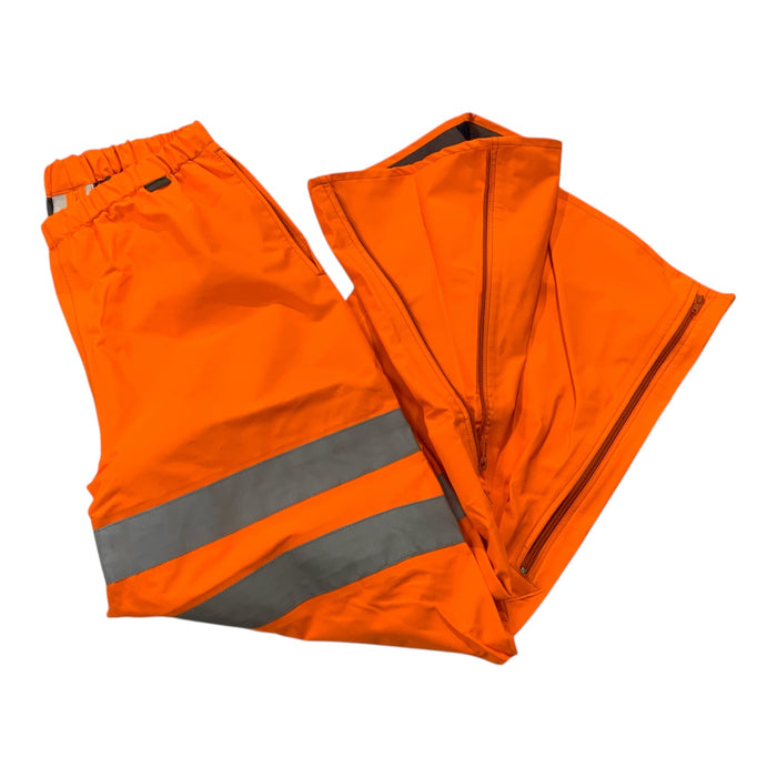 Railtrack HiVis Waterproof Overtrouser Orange HVWPTRS03N