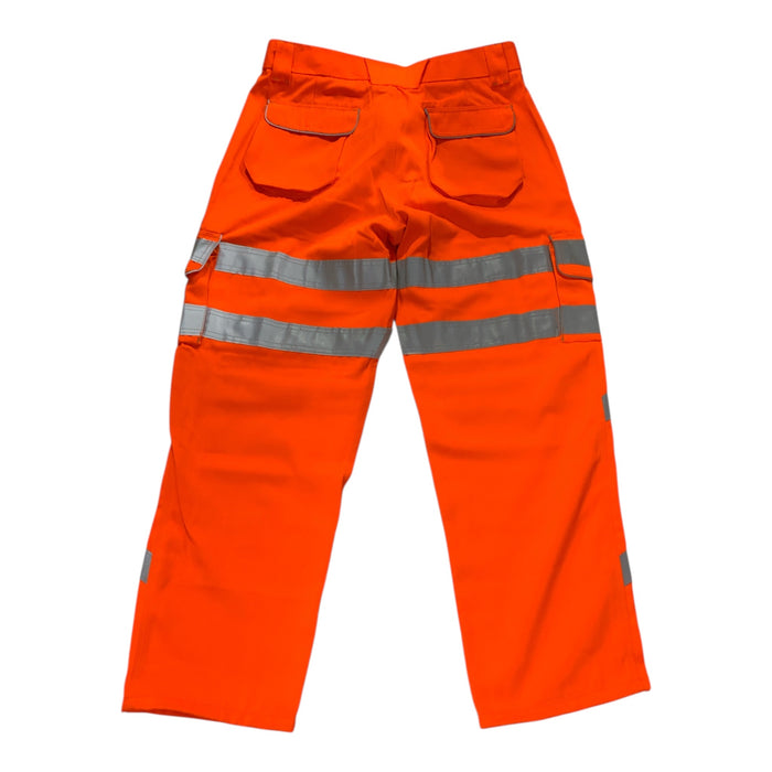 Bodyguard Workwear GN610 HiVis Cargo Trouser Orange 38 Reg New HVTRS07N