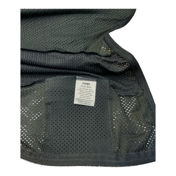 Knox Cross Shirt Motorcross Motorbike Vest Black KNOXBODY04A