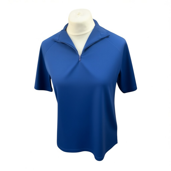 Unisex Blue Breathable Short Sleeve Wicking T-Shirt New WKS79N