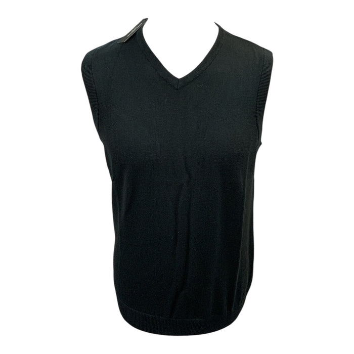 Sleeveless Knit Pullover Mens Russell Collection 716M Black Small RCPUL01N