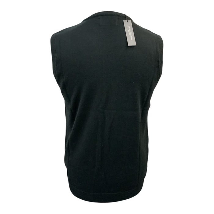 Sleeveless Knit Pullover Mens Russell Collection 716M Black Small RCPUL01N