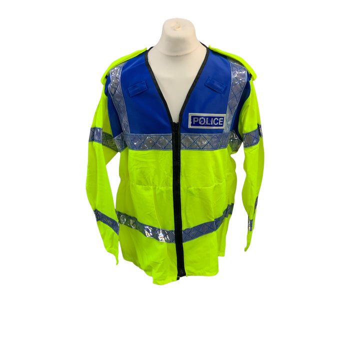 Police Branded Hi Vis Lightweight Reflective Jacket LW17POLICE
