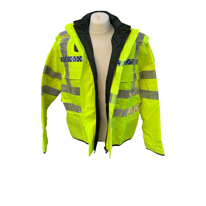 HiVis Waterproof Bomber Jacket Motorcycle Recovery Security XL/Tall HVPBJ6A