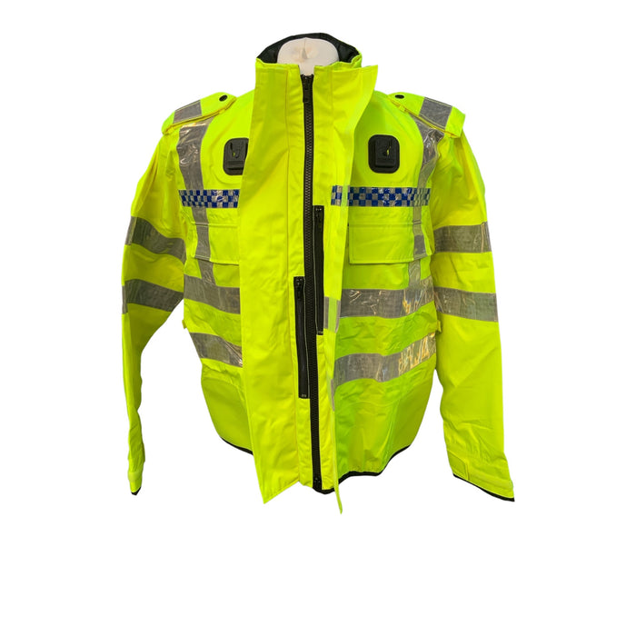 HiVis Waterproof Bomber Jacket Motorcycle Recovery Security XL/Tall HVPBJ6A