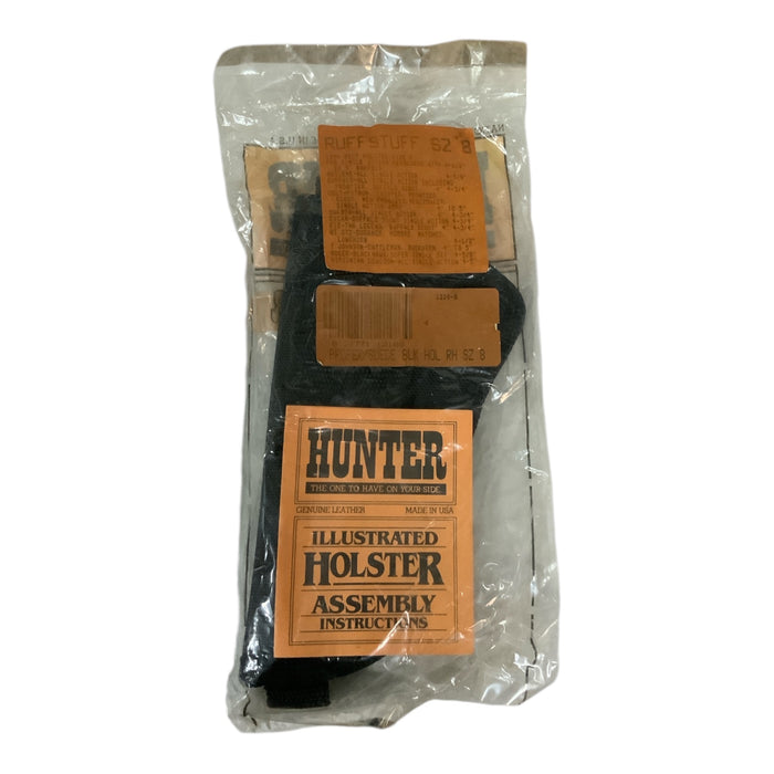 Hunter 1210-8 Ruffstuff Handgun Holster Suede Leather Lined New GH77N