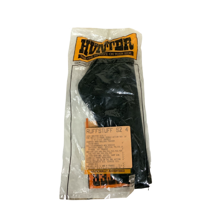 Vintage Hunter 1220-4 Ruffstuff Handgun Holster Suede Leather Lined New GH79N