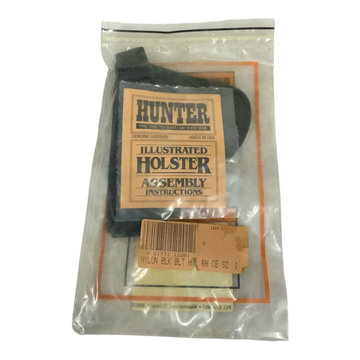 Hunter 1220-1 Ruffstuff Handgun Holster Suede Leather Lined New GH80N