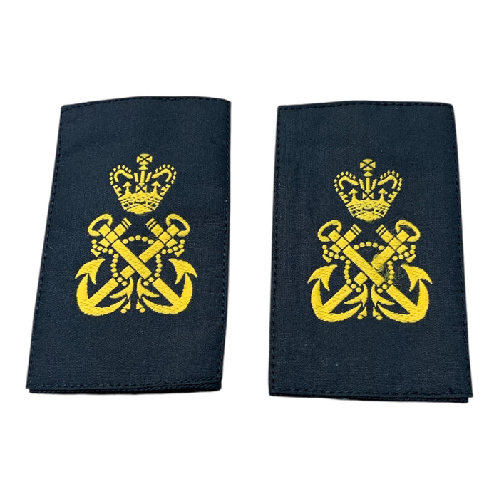 Royal Navy Rank Slide Black Various ranks available