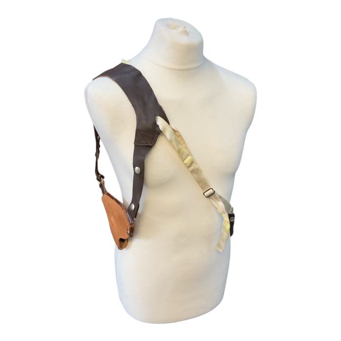 Vintage Smith & Wesson Upside Down Shoulder Holster Leather Handgun 03-32 GH90