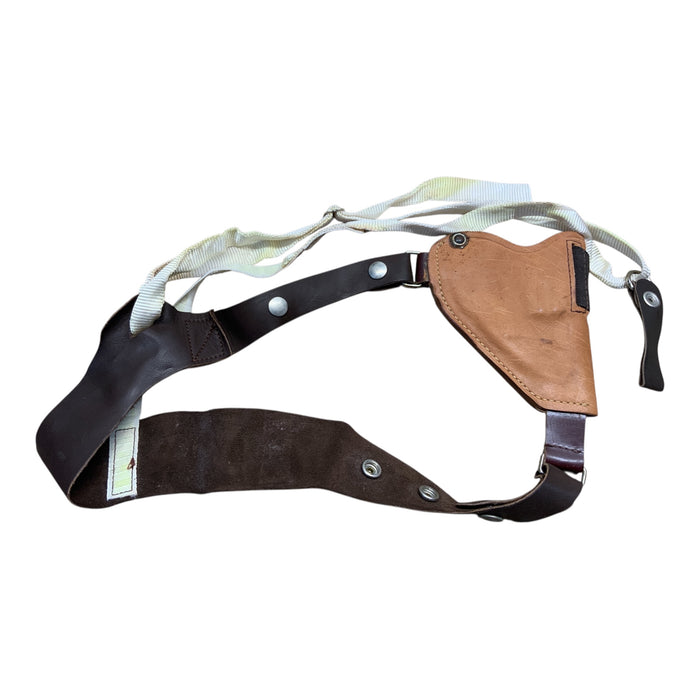 Vintage Smith & Wesson Upside Down Shoulder Holster Leather Handgun 03-32 GH90