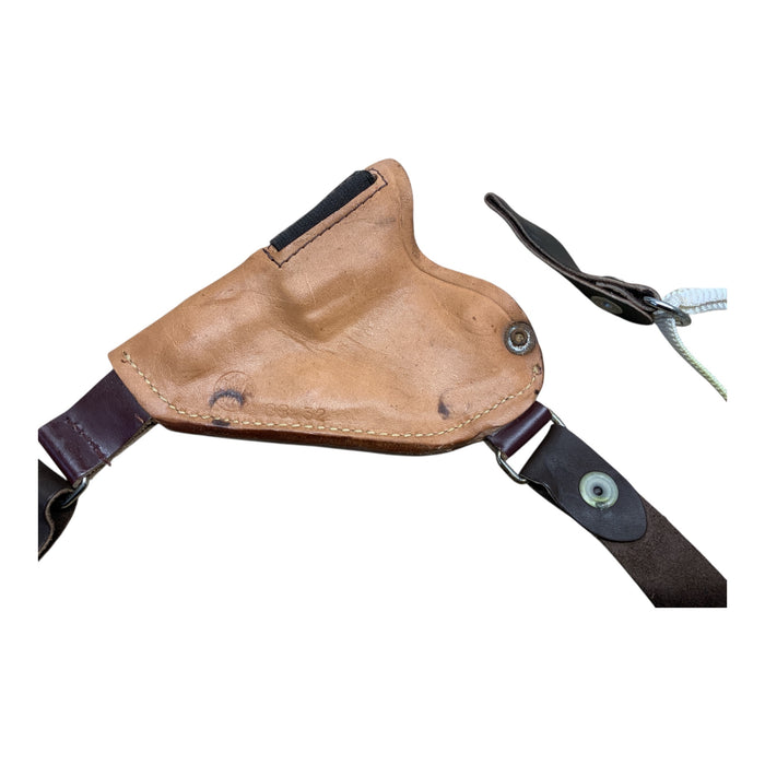 Vintage Smith & Wesson Upside Down Shoulder Holster Leather Handgun 03-32 GH90