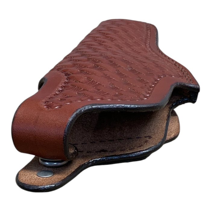 Vintage George Lawrence 210B 543 Basketweave Holster Fits S&W K-Frame 4 GH97