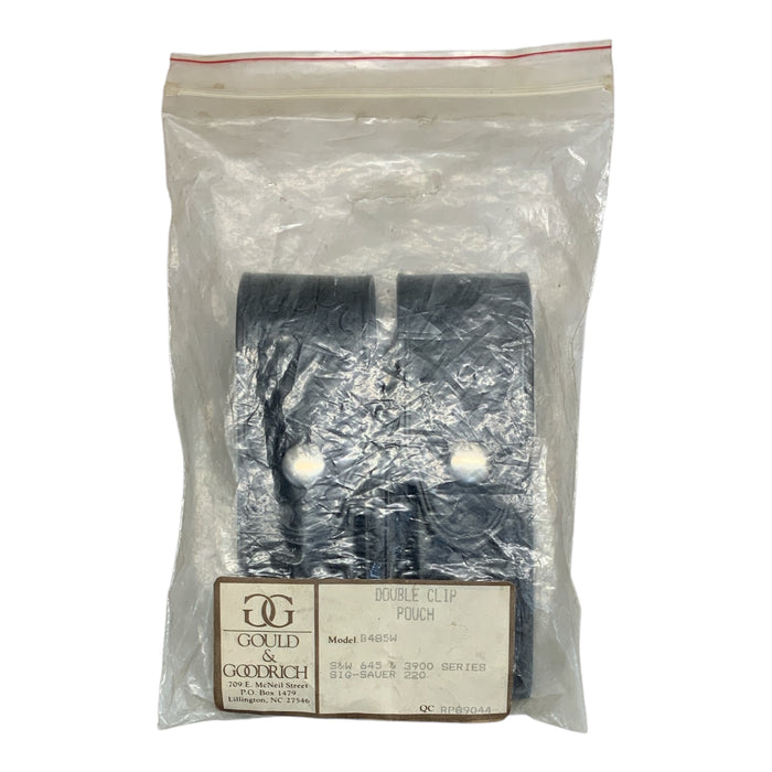 Vintage Gould & Goodrich B485W Double Clip Pouch Fits S&W 645 & 3900 MAGPOUCH-05
