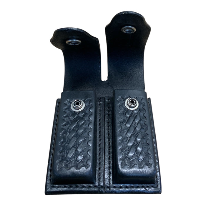 Vintage Gould & Goodrich B485W Double Clip Pouch Fits S&W 645 & 3900 MAGPOUCH-05