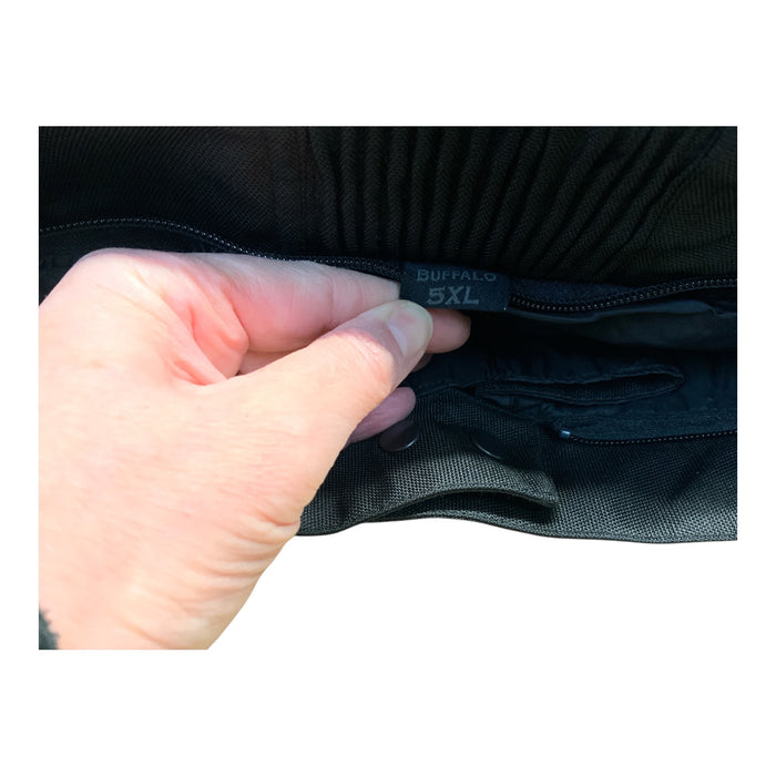 Buffalo Phantom Textile Motorcycle Trouser 5XL / 42” Black BUFFTRS01-A