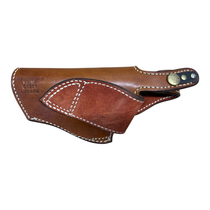 Vintage Price Western Leather CH201 L-Frame Revolver Holster Tan Brown GH100