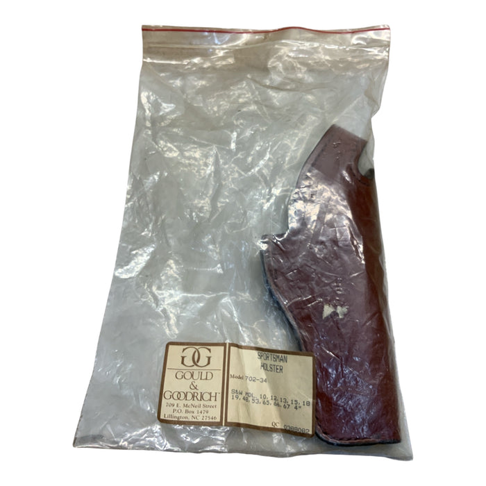 Vintage Gould & Goodrich Leather 702-34 Handgun Holster New NOS GH103N
