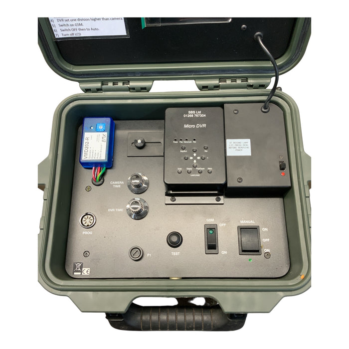 Remote Waterproof DVR Control Unit Untested Powers Up