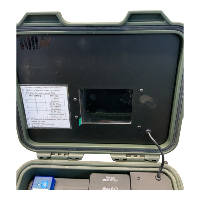 Remote Waterproof DVR Control Unit Untested Powers Up