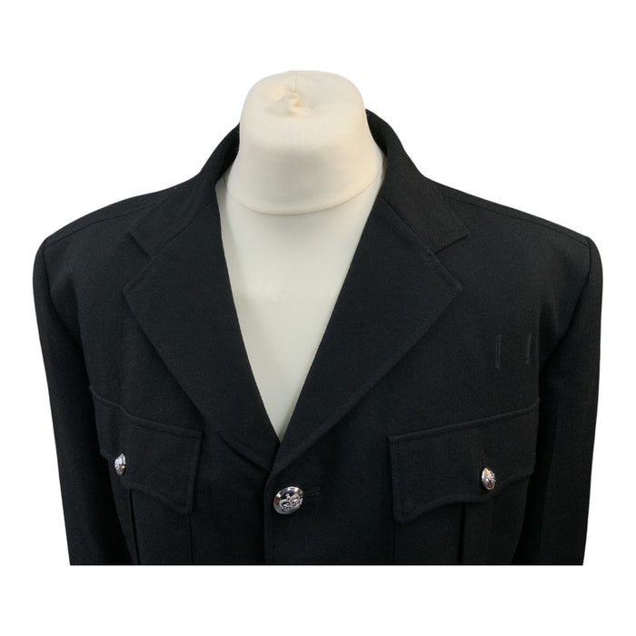Dress Tunic Jacket Ex Police Mens Uniform 116 XLong 100% Wool OT48