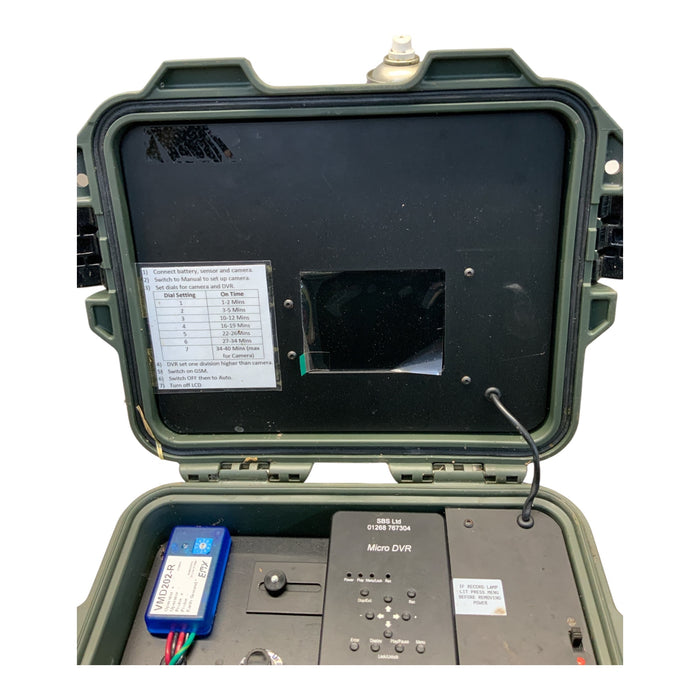 Remote Waterproof DVR Control Unit Untested Powers Up No LCD Screen