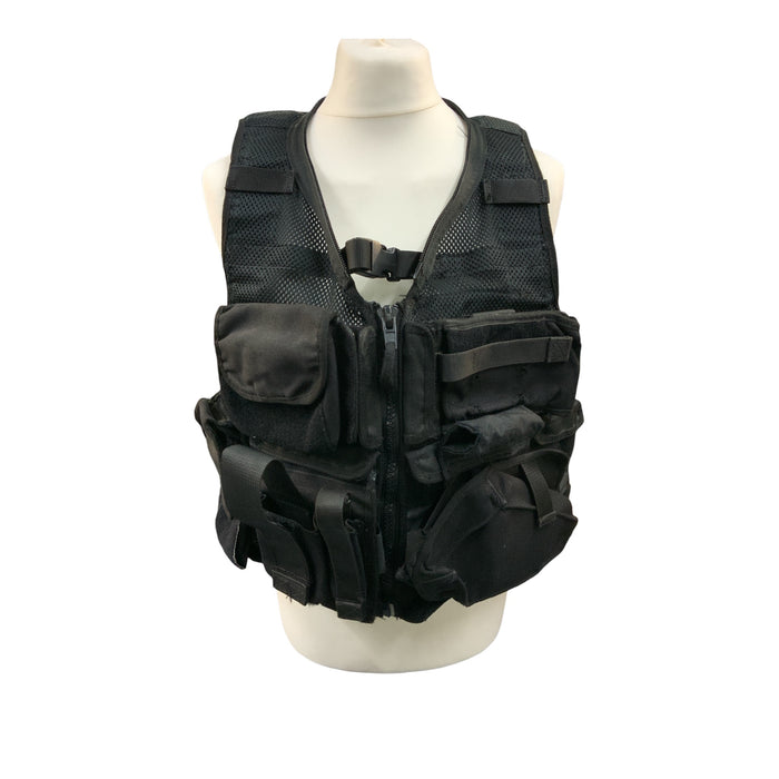 ARV MK2 Black Tactical Load System Tac Vest Security Dog Handler ODDBV28-01B