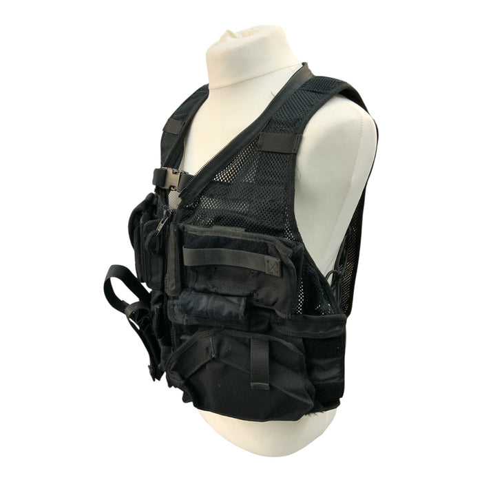 ARV MK2 Black Tactical Load System Tac Vest Security Dog Handler ODDBV28-01B
