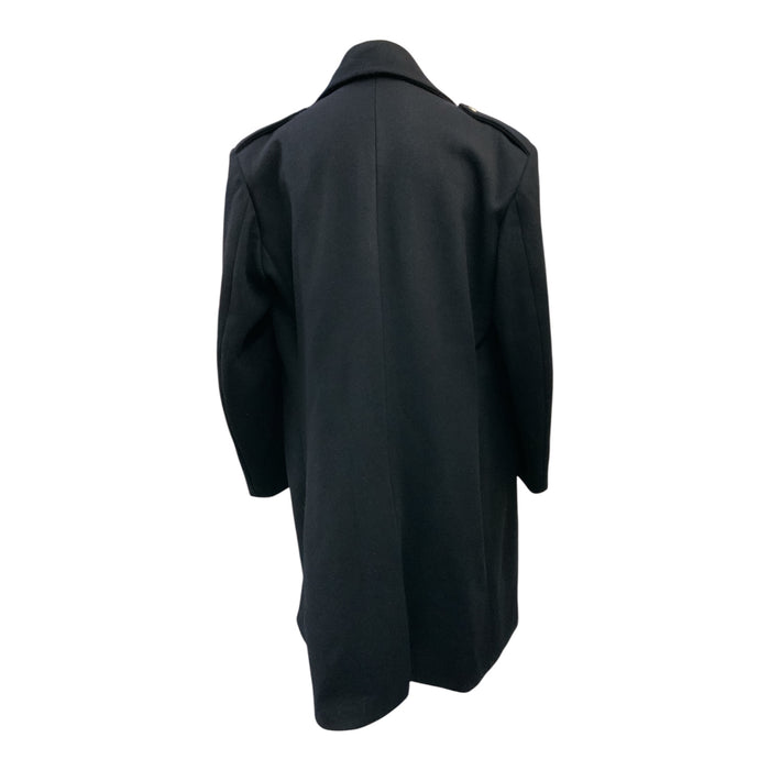 Vintage 1990 Wool Greatcoat Overcoat Long Double Breasted 46" XL OVERCOAT01