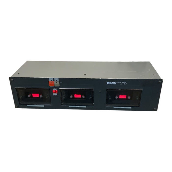 Neal Recording Systems Interview Recorder Triple Tape Model 7326