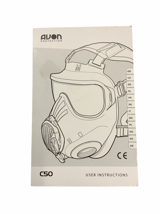 Avon C50 Manual User Instruction Gas Mask Respirator