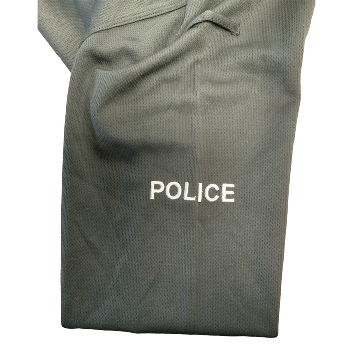 Female Black Police Branded Breathable Long Sleeve Wicking Shirt Top WKS18FA