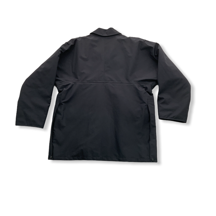 Black Waterproof 3/4 Length Rain Coat Security Dog Handler Medium/Short OJ33