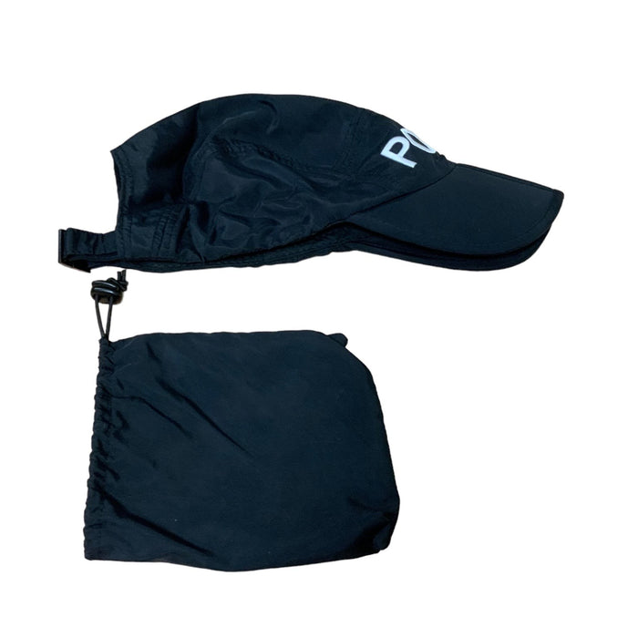 Police Branded Baseball Cap Black Folding BLAPOLCAP07