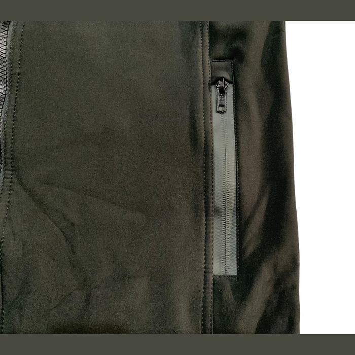 Softshell Fleece Black Jacket Waterproof Breathable New OPSSFLC1N